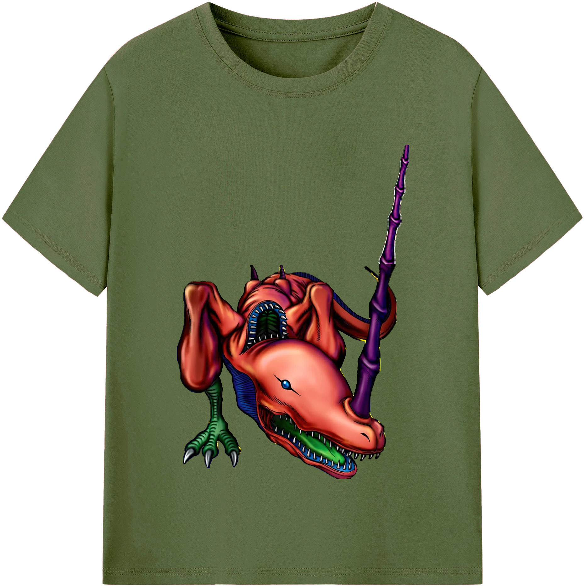 （画像用） 遊☆戯☆王 Yu-Gi-Oh! 綿100％半袖Tシャツ（フロントプリント）
